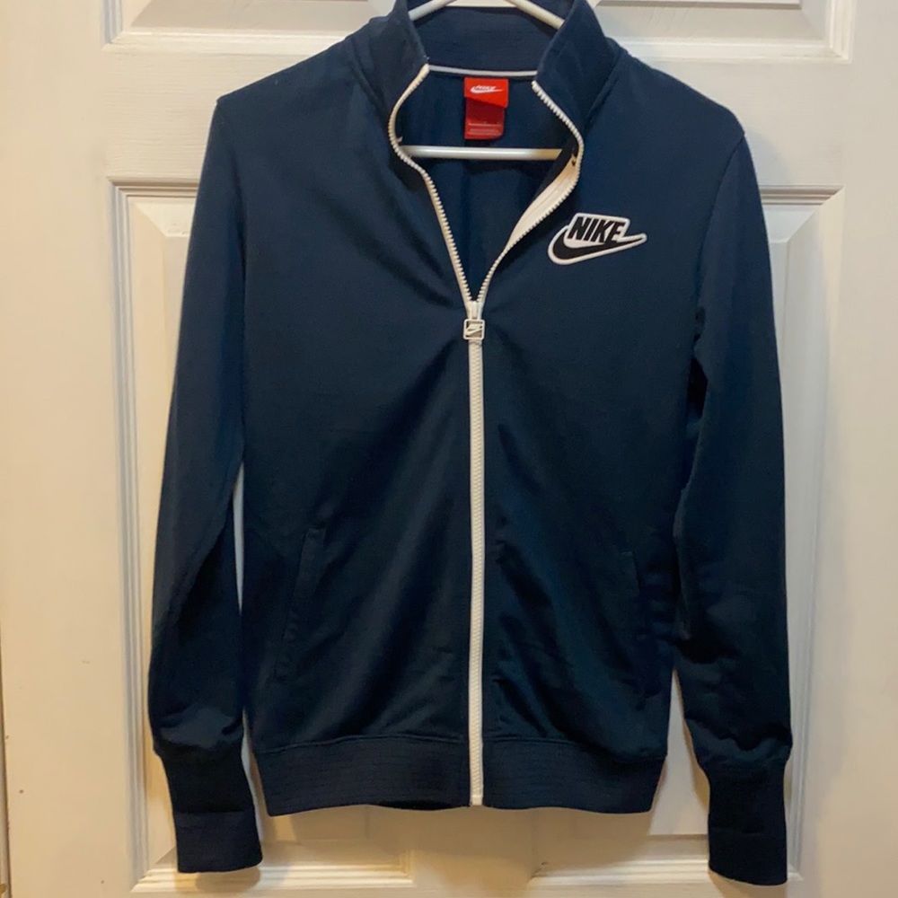 Nike Blue Zip Up Jackets
